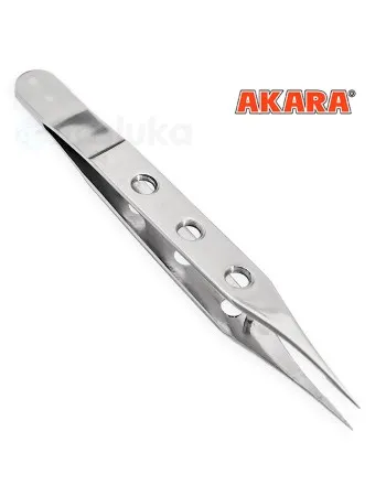 Фина пинсета с прав връх Akara Ultra Slime 7231
