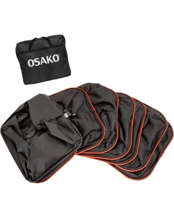 Правоъгълен живарник Osako Black-Red L124, 50x40см