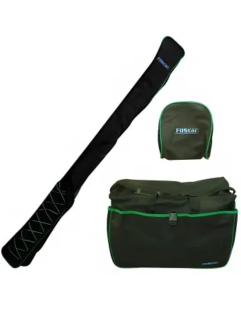 Риболовен комплект, голям сак, чанта и калъф за въдица Filstar KK-1001