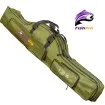 FishPro 3 Rod Sleeve Green - Троен калъф за Фидер, Болонезе, Мач, Спининг