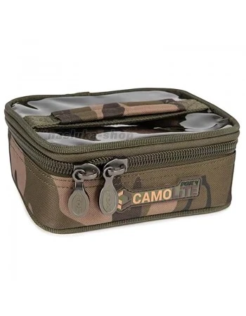 Чанта за тежести и аксесоари с твърда вложка Fox CamoLite Rigid Lead and Bits Bag, Small