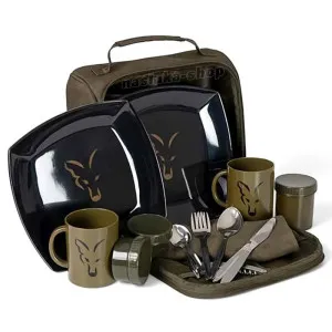 Комплект за хранене Fox Voyager Dinner Set 2 Person Комплект за хранене Fox Voyager Dinner Set 2 Person