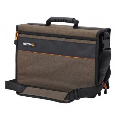 Спининг чанта с кутия за примамки Savage Gear Flip Rig Bag L, 1 Box, 12 PE bags