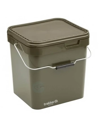 Trakker Olive Square Container - Кофа с капак, 17л