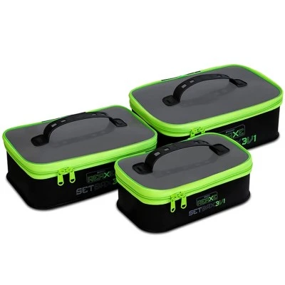 Комплект от 3 EVA кутии за фидер Delphin Reaxe Set Bax 3v1