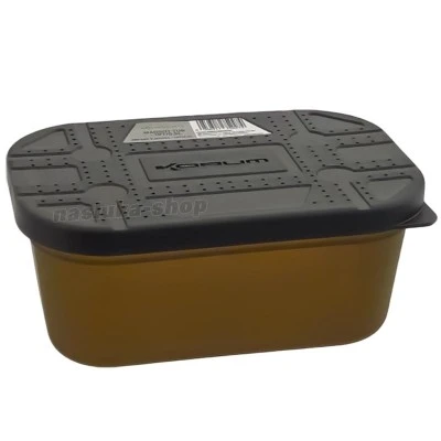 Кутия за стръв с капак Korum Maggot Tub, 0.6л