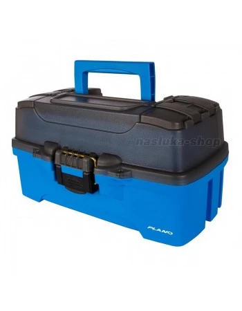 Куфар за примамки и аксесоари Plano Three-Tray Box, Trans Smoke-Blue