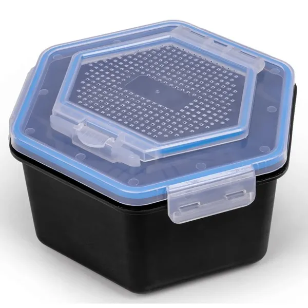 Кутия със заключващ се капак и цедка Zebco Secure-Lock Bait Box & Sieve, Large — снимка 5