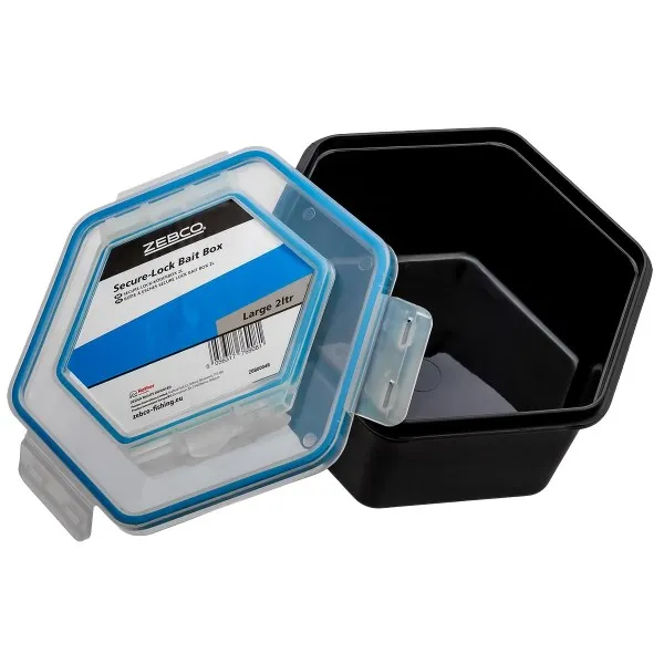 Кутия със заключващ се капак Zebco Secure-Lock Bait Box, Large — снимка 3