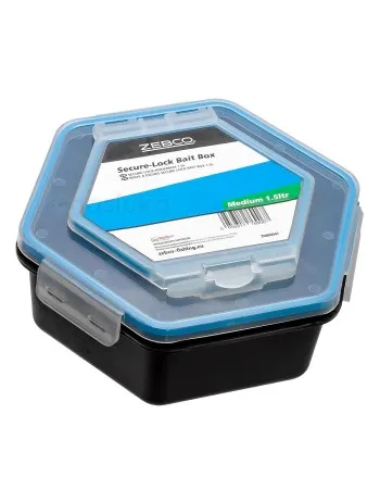 Кутия със заключващ се капак Zebco Secure-Lock Bait Box, Medium