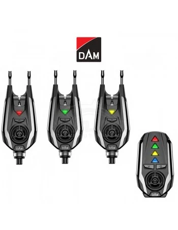 Комплект сигнализатори с централа DAM TFX Bite Alarm Set, 3+1