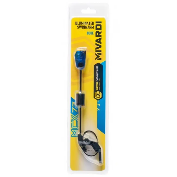 Електронен шарански обтегач Mivardi MCX77 Illuminated Swing Arm, Blue — снимка 3