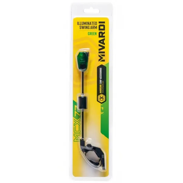 Електронен шарански обтегач Mivardi MCX77 Illuminated Swing Arm, Green — снимка 3