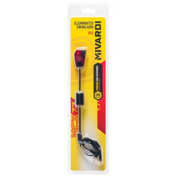 Електронен шарански обтегач Mivardi MCX77 Illuminated Swing Arm, Red — снимка 3