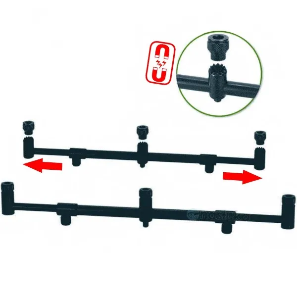 Регулируем бъзбар за три въдици Extra Carp Magnetic Connector 6234 — снимка 1