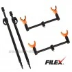 Гребени и държачи за фидер Fil Fishing Bank Stick & Buzz Bar Set  - Супер качество