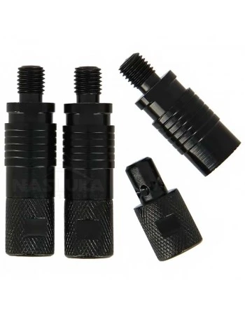 Адаптори - бързи връзки за стойки и сигнализатори NGT Quick Release System, Black Aluminium, 3 бр.