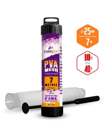 PVA система FishPro Mesh Classic 7м, 25мм - за шаранджийски риболов