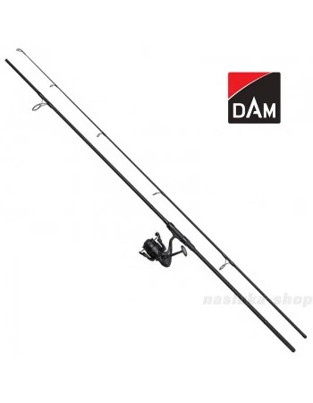 Комплект въдица, макара и влакно за шаран DAM Charger 3м, 3lb / 5000FD CMB