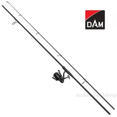 Комплект въдица, макара и влакно за шаран DAM Charger 3 м, 3 lb, 5000FD CMB