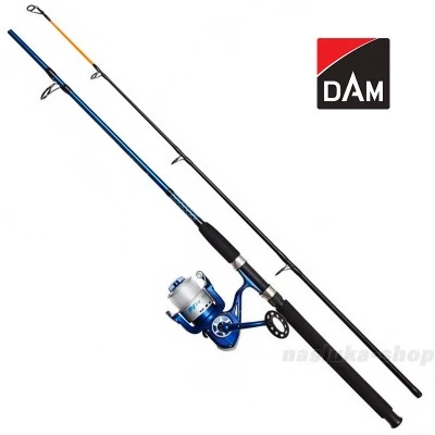 Комплект за морски тролинг DAM FP2 Boat SP 2.10м, 100-250г / 8000 CMB