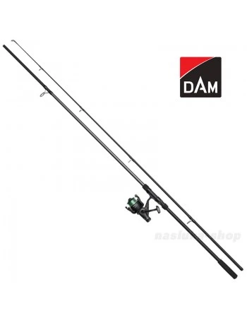 Комплект въдица, макара и влакно за шаран DAM Full Tech Carp 3.6м, 3lb, 2 части / 6000FS CMB