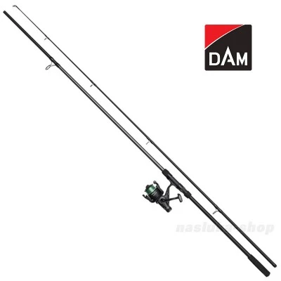 Комплект въдица, макара и влакно за шаран DAM Full Tech Carp 3.6м, 3lb, 2 части / 6000FS CMB