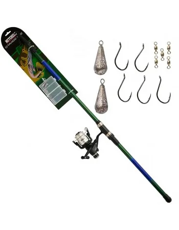 Комплект за бяла риба Mitchell Target 2.0 Zander T300 Combo, 3 м, 50 г