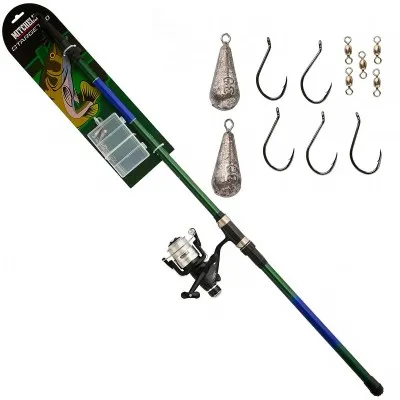 Комплект за бяла риба Mitchell Target 2.0 Zander T300 Combo, 3 м, 50 г