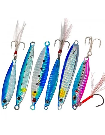 Комплект морски джигове Sokudo Jig Color Set, Blue/Herring