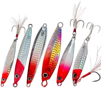 Комплект морски джигове Sokudo Jig Color Set, Red Head