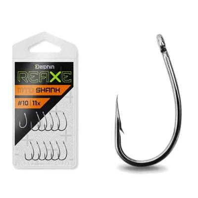 Куки за метод фидер Delphin Reaxe MTD Shank, 11 бр.