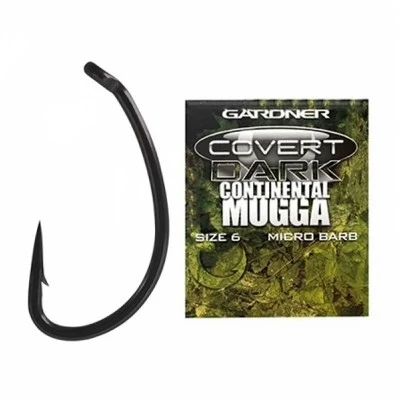 Gardner Covert Dark Continental Mugga - Шаранджийски куки, 10 бр.