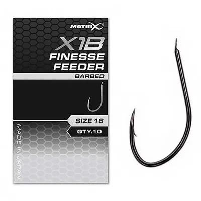 Куки за фидер риболов Matrix X1B Finesse Feeder, 10 бр.