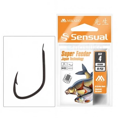 Куки за фидер Mikado Sensual Super Feeder BN - 10 бр.