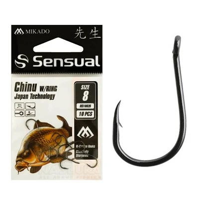 Ковани куки с ухо Mikado Sensual Chinu W/Ring HS10026, 10 бр.