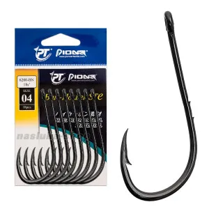 Куки за стръв с дълго рамо Pioneer Bait-Holder STE 6200-BN, 18 бр.