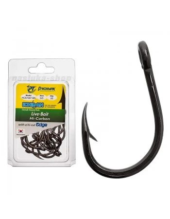 Усилени морски куки с ухо Pioneer Ichiban Live-Bait HC57307-BN