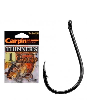 Куки с ухо за шаран Sasame Carp'n Thinner's F-505