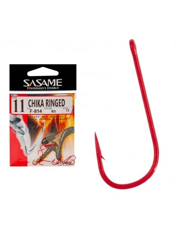 Куки Sasame Chika Ringed F-814 - Red