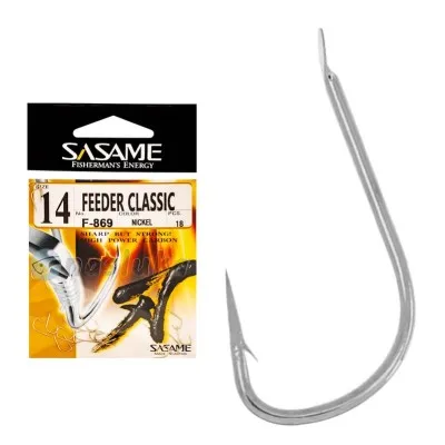 Куки Sasame Feeder Classic F-869, Nickel