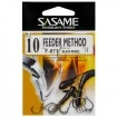 Куки Sasame Feeder Method F-871 BN - перфектни за улов на Шаран, Каракуда, Платика
