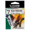 Куки Sasame Koaji Marujiku F-794 BN - перфектни за улов на Платика, Бабушка, Морунаж, Кефал, Каракуда, Червеноперка