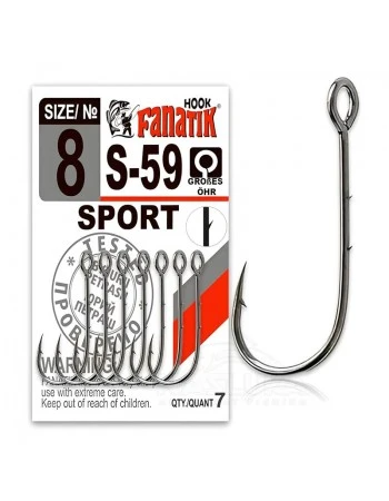 Куки за микроджиг и дропшот Fanatik S-59 Sport