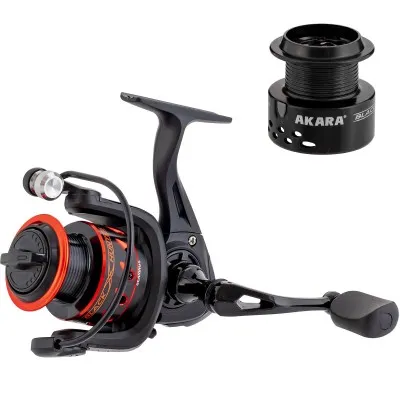 Спининг макара с резервна шпула Аkara Black Hunter 3000, 9+1 BB