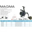 Спининг макара Pioneer Magma MAG-3000, 8+1BB