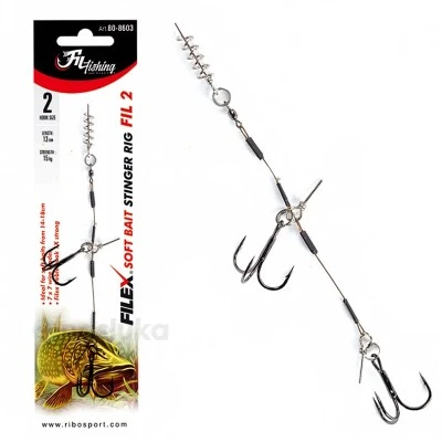 Монтаж за силиконови примамки Stinger Rig Fil 2