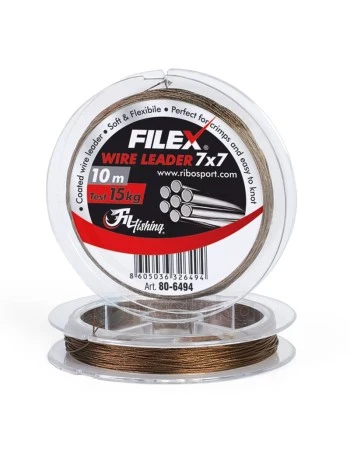 Метален повод на ролка Filex Wire Leader 7x7, 10 м