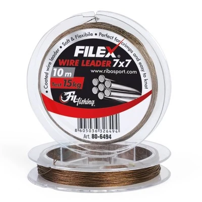 Метален повод на ролка Filex Wire Leader 7x7, 10 м
