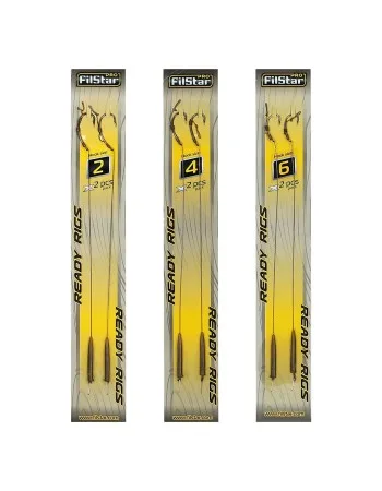 Шарански монтажи на косъм Filstar Ready Hair Rig, 2 бр.